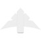 Ekena Millwork Alberta Architectural Grade PVC Gable Bracket, 36"W x 19 1/2"H x 2"D x 6"F, 13/12 Pitch GBP036X20X0206ALB00 - alternate 4